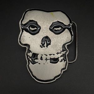 Misfits Crimson Ghost Fiend Skull belt buckle